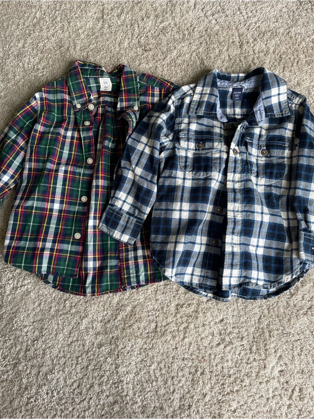 GAP Kids Plaid Button-Down Shirts